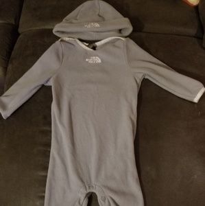North Face Infant Soft Suit with Hat